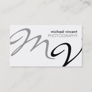 Tarjeta de visita elegante/moderna de la