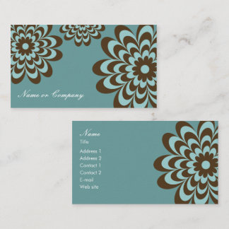 Tarjeta de visita elegante moderna o tarjeta del