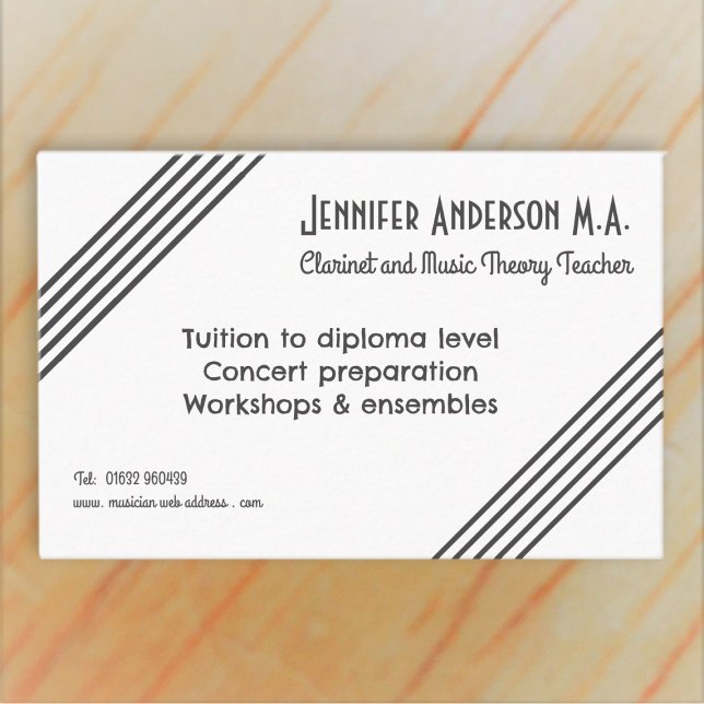 Tarjeta de visita elegante moderna y sofisticada p (Subido por el creador)