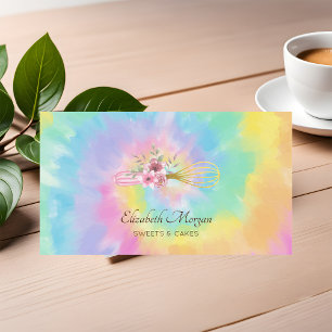 Tarjeta De Visita Elegante moderno batik de flores con batik