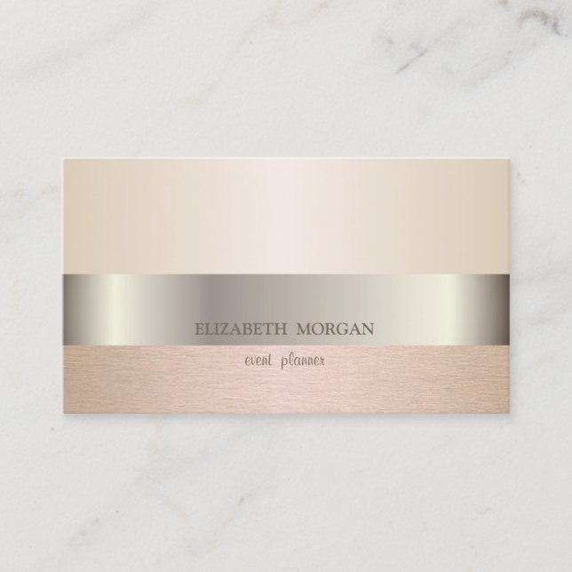 Tarjeta De Visita Elegante Moderno Con Estilo (Anverso)