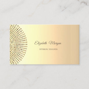 Tarjeta De Visita Elegante Moderno Con Estilo Profesional, Puntos Do