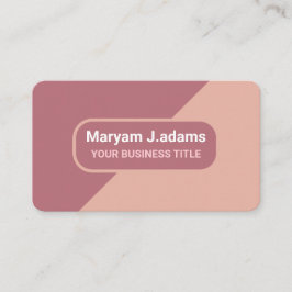 Tarjeta De Visita Elegante moderno (escanear código QR) Rosa de oro