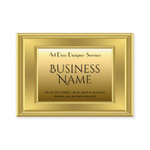 Elegante Moderno Falso Minimalista de Metal Dorado