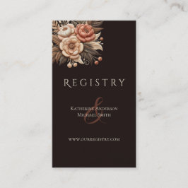 Tarjeta De Visita Elegante Moderno Floral Campo Occidental