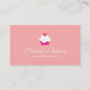 Tarjeta De Visita Elegante, moderno, magdalena dulce, panadería