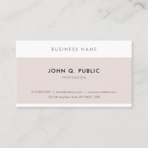 Tarjeta De Visita Elegante Moderno Minimalista Profesional Chic Pers
