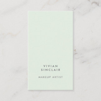 Tarjeta De Visita Elegante Moderno Minimalista Salón de Maquillaje V