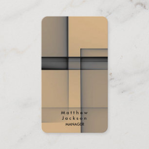 Tarjeta De Visita Elegante Moderno Plano Profesional Gerente Abstrac