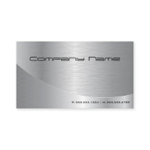 Elegante moderno profesional cepillado plateado em