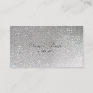 Tarjeta De Visita Elegante Moderno Profesional con Brillo Glamuroso