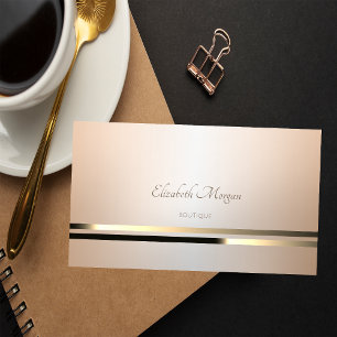 Tarjeta De Visita Elegante Moderno Profesional Luminoso