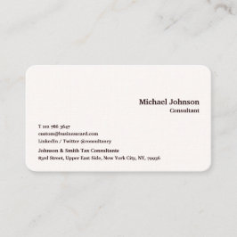 Tarjeta De Visita Elegante Moderno Profesional Patrón Marrón Chic