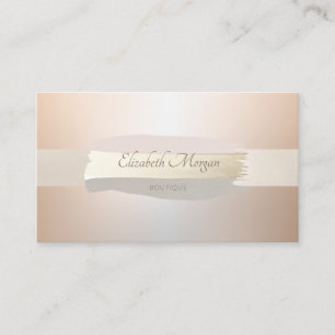 Tarjeta De Visita Elegante Moderno Profesional , Pincelada