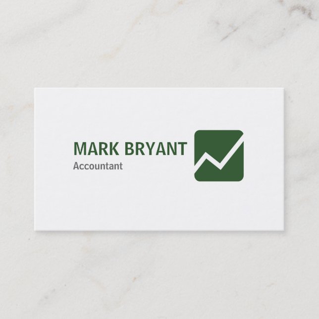 Tarjeta De Visita Elegante Moderno Simple Blanco Profesional (Anverso)