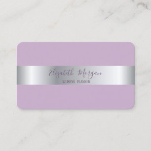 Tarjeta De Visita Elegante Moderno Simple, Minimalista, Franja de Pl