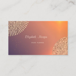 Tarjeta De Visita Elegante, moderno y sencillo, puntos