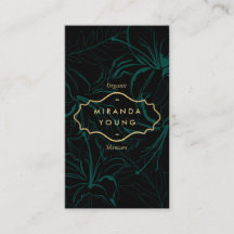 Elegante Mystic Floral Pattern Green