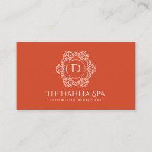 Elegante Naranja quemado Masseuse Spa Profesional 