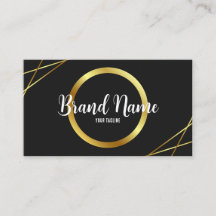 Elegante negro y oro