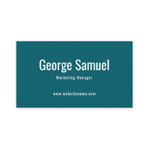 Elegante Nombre Profesional Simple Emplear Título