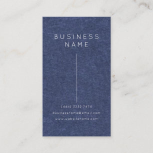 Tarjeta De Visita Elegante Nombre Profesional Simple Título del Trab