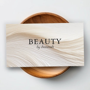 Tarjeta De Visita Elegante, olas, salón,