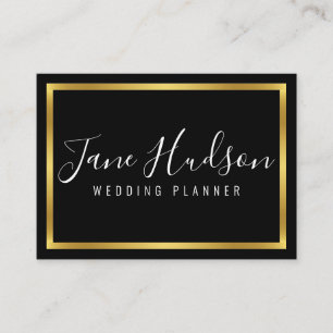 Tarjeta De Visita Elegante oro simple minimalista editable negocio