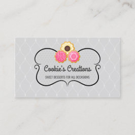 Tarjeta De Visita Elegante Panadería de Galletas
