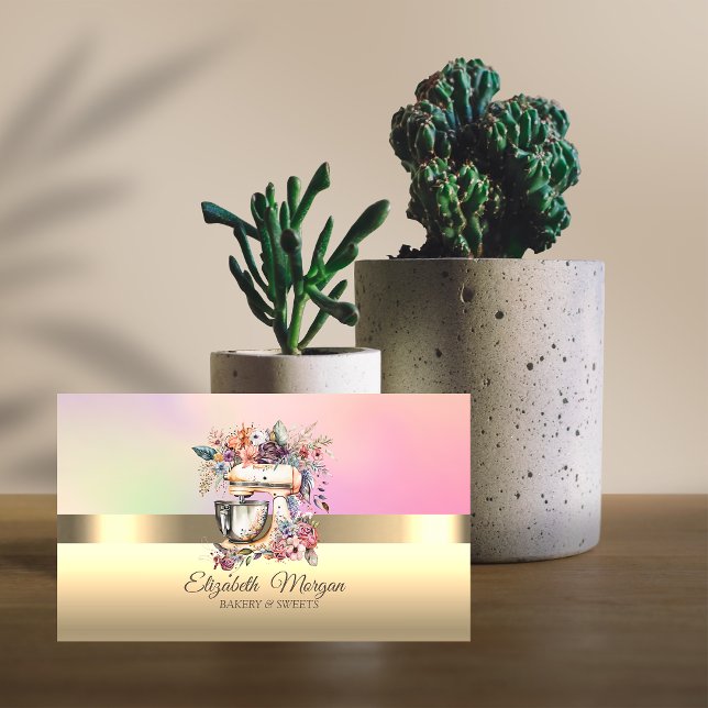 Tarjeta De Visita Elegante panadería profesional de panadería de pas (Subido por el creador)