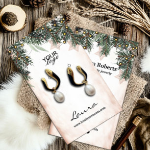 Tarjeta De Visita Elegante pantalla de anclaje de pino