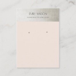 TARJETA DE VISITA ELEGANTE PANTALLA DE GANANCIA DE LÁMPARA METÁLICA