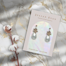 Elegante pantalla de joyería holográfica del arco