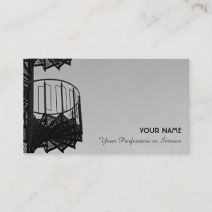 Tarjeta de visita elegante para expertos en escale