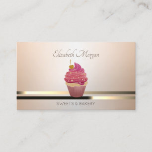 Tarjeta De Visita Elegante pastel profesional de Luminouse