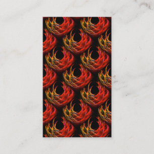 Tarjeta De Visita Elegante patrón de arte abstracto boho moderno lin