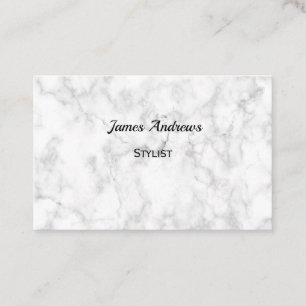 Tarjeta de visita elegante personalizada del