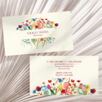 Elegante Personalizado Floral de Flor Silvestre
