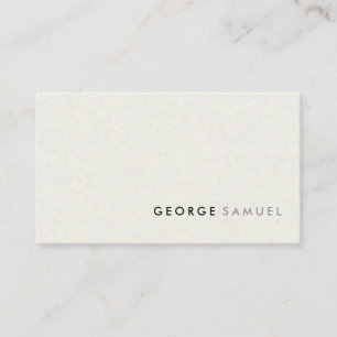 Tarjeta De Visita Elegante Personalizado profesional Minimalista sim