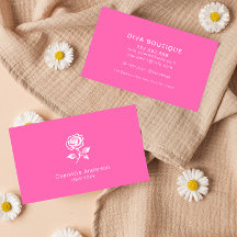 Elegante Personalizado rosa y Rosa