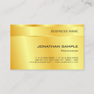 Tarjeta De Visita Elegante Personalizado simple y moderno de aspecto