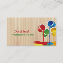 Tarjeta De Visita Elegante pintor profesional moderno