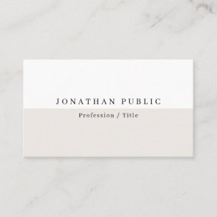 Tarjeta De Visita Elegante plantilla de diseño elegante y moderno pr