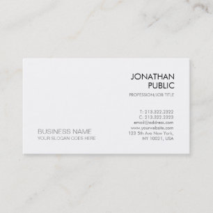 Tarjeta De Visita Elegante plantilla de empresa sencilla y moderna