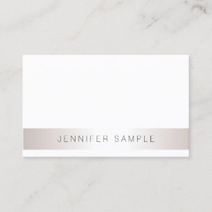 Tarjeta De Visita Elegante plantilla minimalista Salón moderno simpl