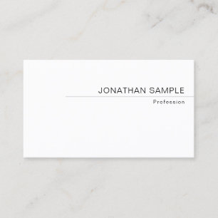 Tarjeta De Visita Elegante plantilla moderna Minimalista de moda sim