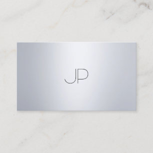 Tarjeta De Visita Elegante plantilla Monogramada moderna de aspecto