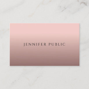 Tarjeta De Visita Elegante plantilla profesional Minimalista moderna