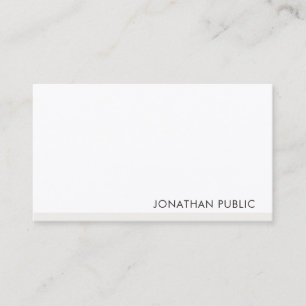 Tarjeta De Visita Elegante plantilla profesional Minimalista moderna