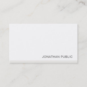 Tarjeta De Visita Elegante plantilla profesional simple Moda moderna